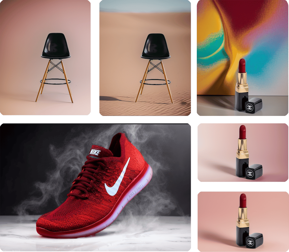 Grid of product photos